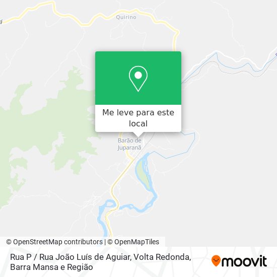 Rua P / Rua João Luís de Aguiar mapa