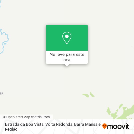 Estrada da Boa Vista mapa