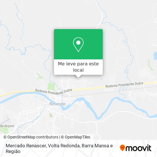 Mercado Renascer mapa