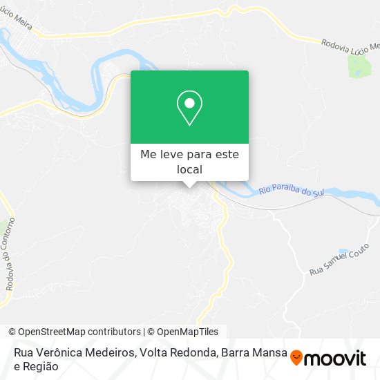 Rua Verônica Medeiros mapa