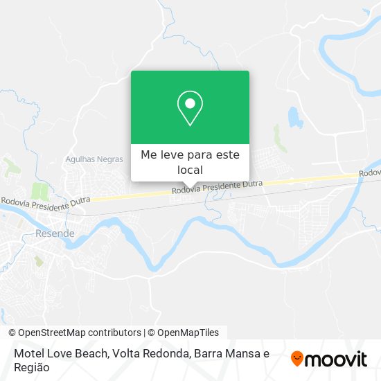 Motel Love Beach mapa
