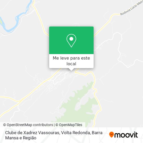 Clube de Xadrez Vassouras mapa