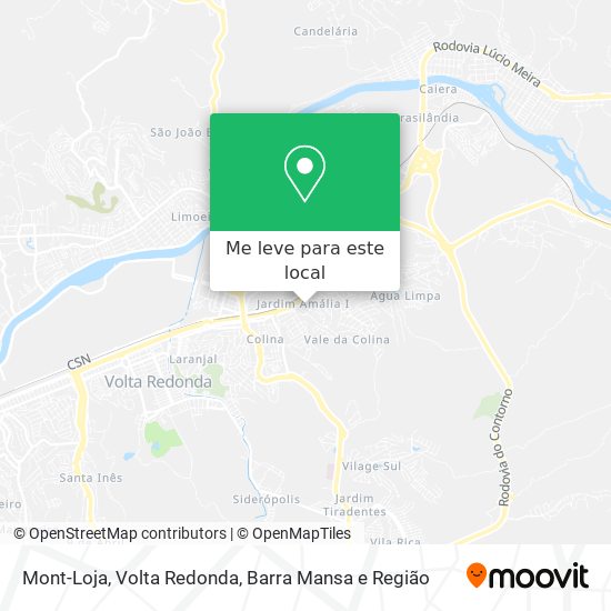 Mont-Loja mapa