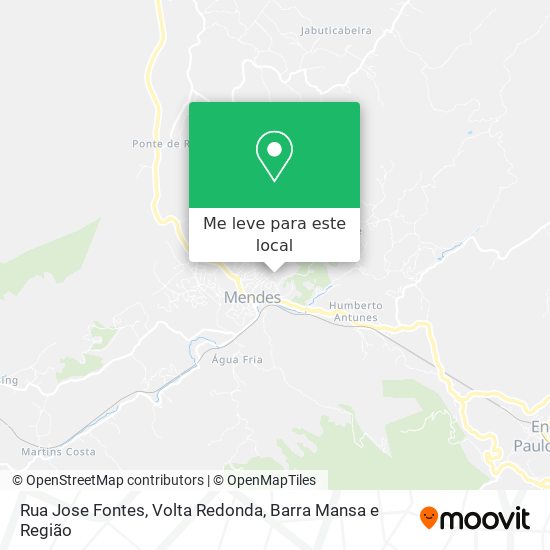Rua Jose Fontes mapa