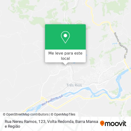 Rua Nereu Ramos, 123 mapa
