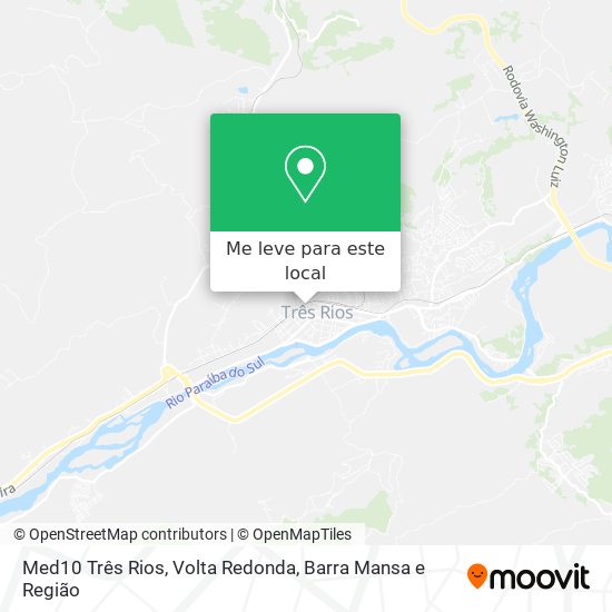 Med10 Três Rios mapa