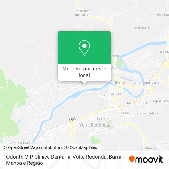 Odonto VIP Clínica Dentária mapa