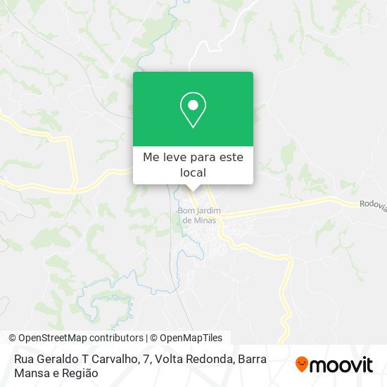 Rua Geraldo T Carvalho, 7 mapa