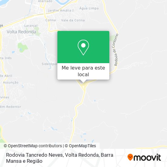 Rodovia Tancredo Neves mapa