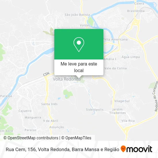 Rua Cem, 156 mapa