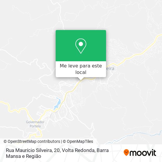 Rua Maurício Silveira, 20 mapa