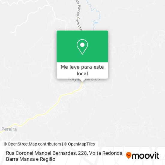 Rua Coronel Manoel Bernardes, 228 mapa