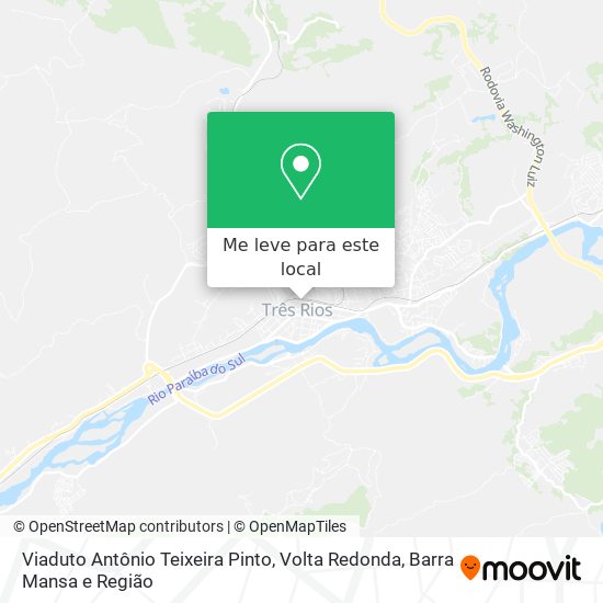 Viaduto Antônio Teixeira Pinto mapa