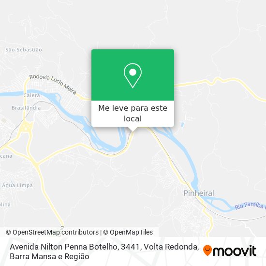Avenida Nilton Penna Botelho, 3441 mapa