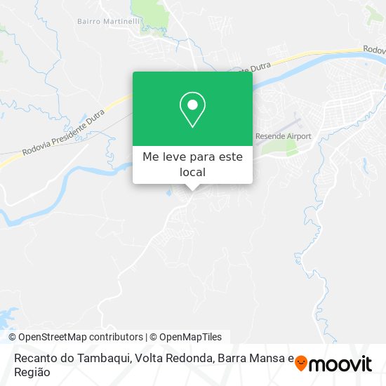 Recanto do Tambaqui mapa