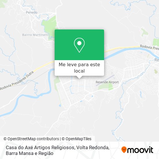 Casa do Axé Artigos Religiosos mapa