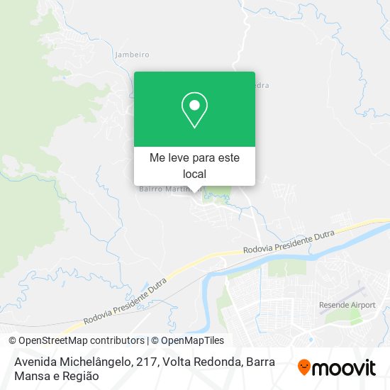 Avenida Michelângelo, 217 mapa