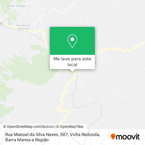 Rua Manoel da Silva Neves, 587 mapa