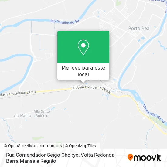 Rua Comendador Seigo Chokyo mapa