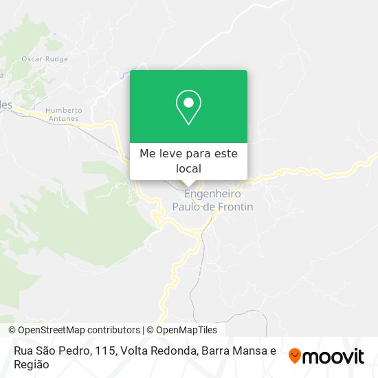 Rua São Pedro, 115 mapa