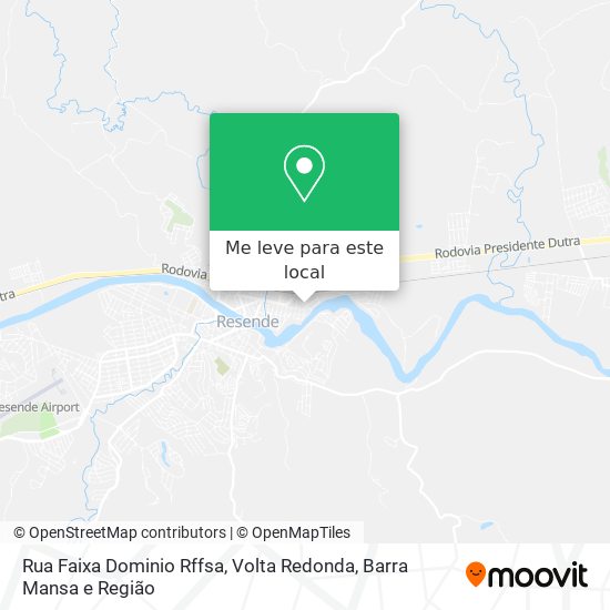 Rua Faixa Dominio Rffsa mapa