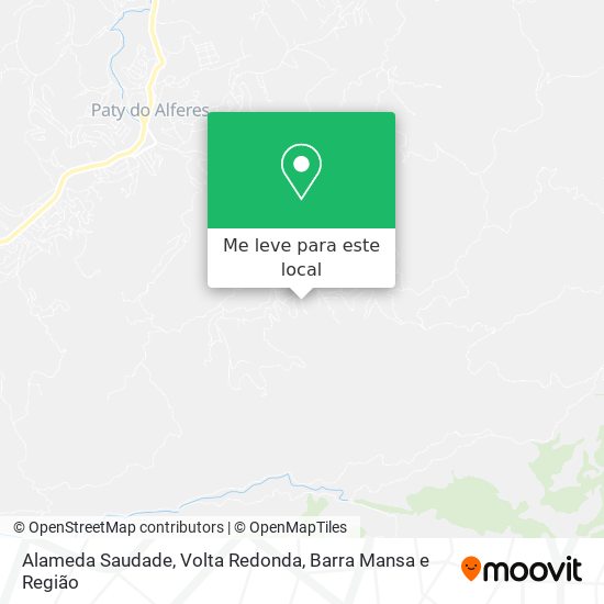 Alameda Saudade mapa