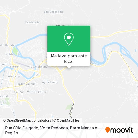 Rua Sítio Delgado mapa