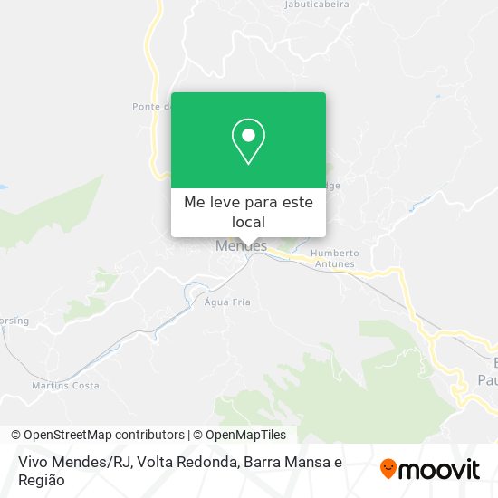 Vivo Mendes/RJ mapa