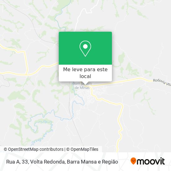 Rua A, 33 mapa