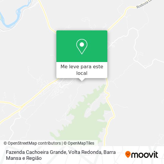Fazenda Cachoeira Grande mapa