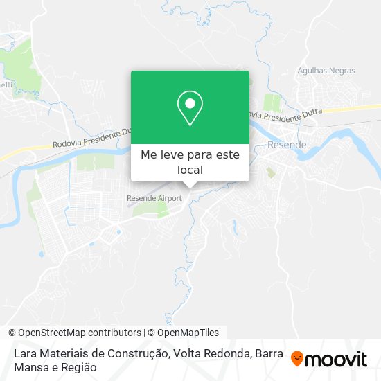 Lara Materiais de Construção mapa