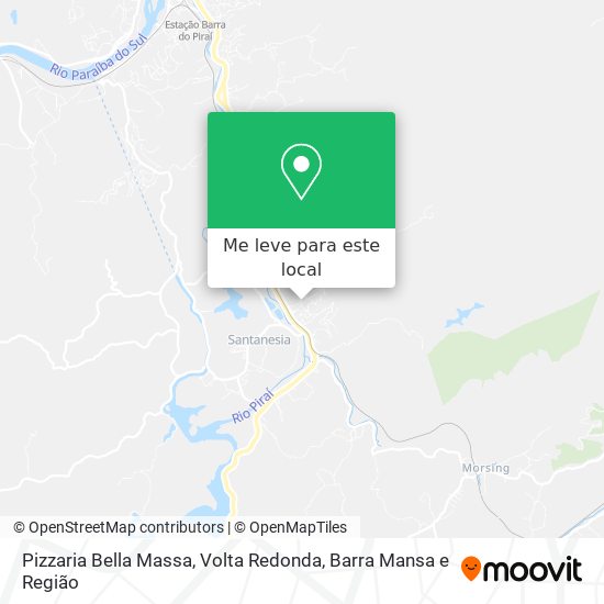 Pizzaria Bella Massa mapa