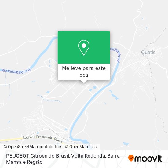 PEUGEOT Citroen do Brasil mapa