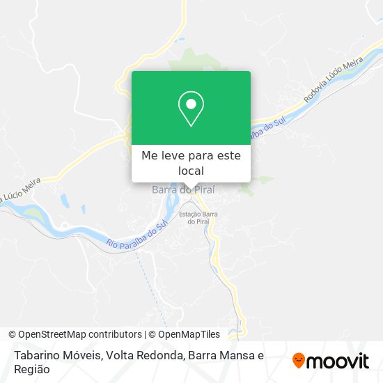 Tabarino Móveis mapa