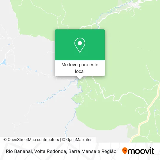 Rio Bananal mapa