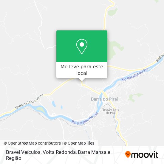 Bravel Veículos mapa