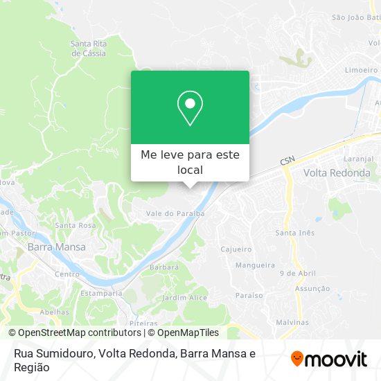 Rua Sumidouro mapa