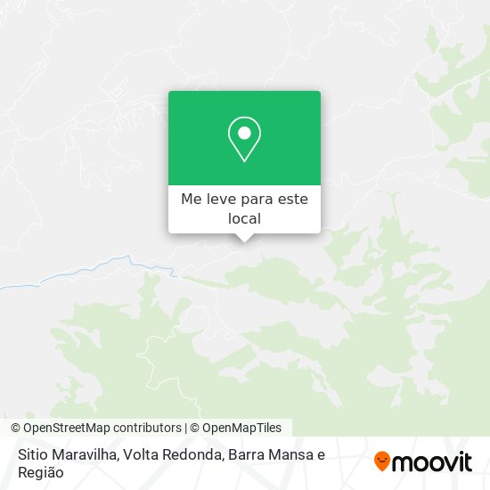 Sitio Maravilha mapa