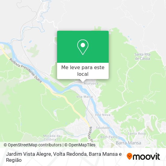 Jardim Vista Alegre mapa