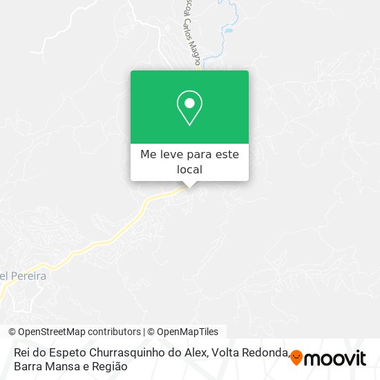 Rei do Espeto Churrasquinho do Alex mapa