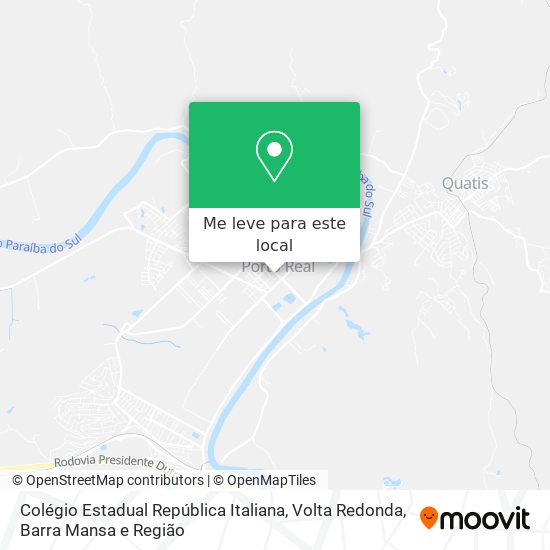 Colégio Estadual República Italiana mapa