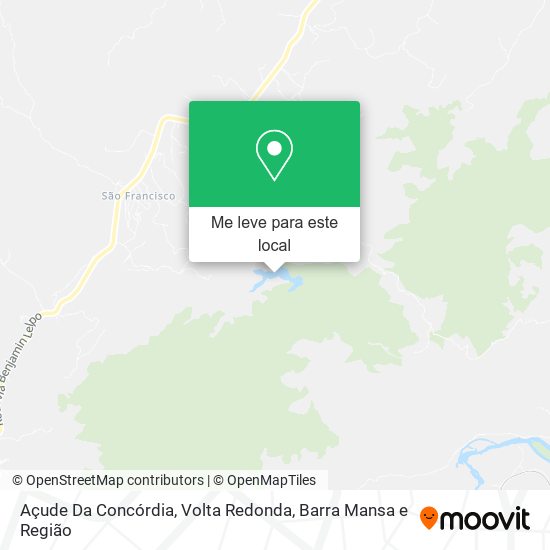 Açude Da Concórdia mapa