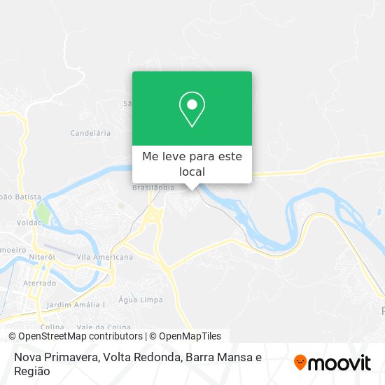 Nova Primavera mapa