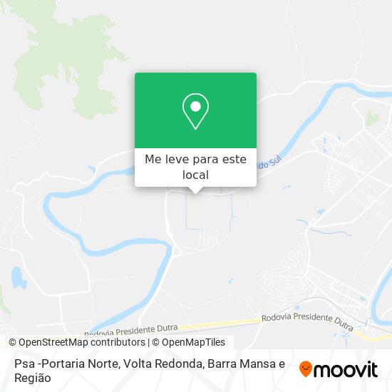 Psa -Portaria Norte mapa