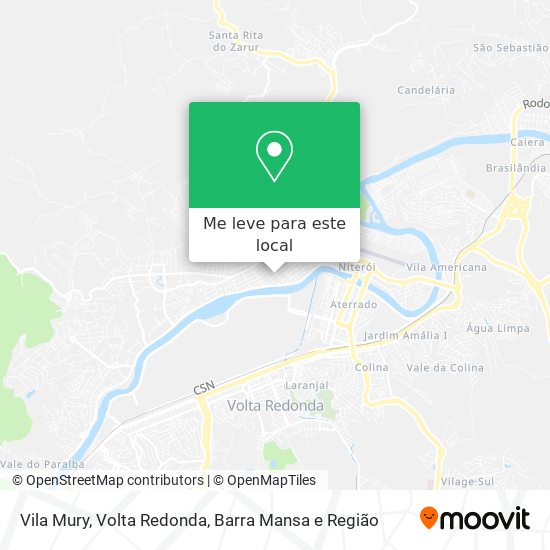 Vila Mury mapa