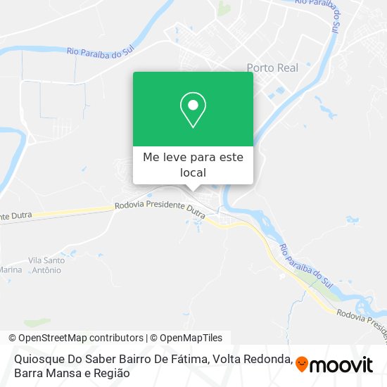 Quiosque Do Saber Bairro De Fátima mapa