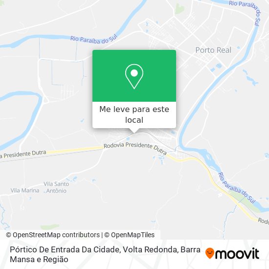 Pórtico De Entrada Da Cidade mapa