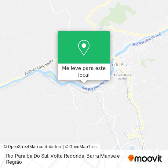 Rio Paraíba Do Sul mapa