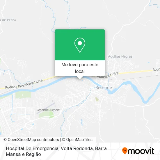 Hospital De Emergência mapa