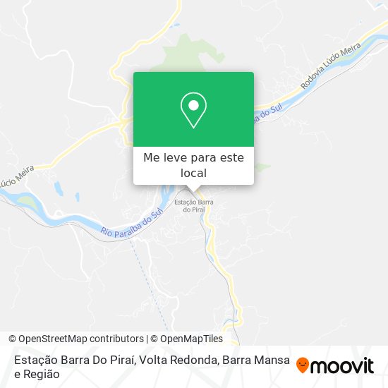 Estação Barra Do Piraí mapa